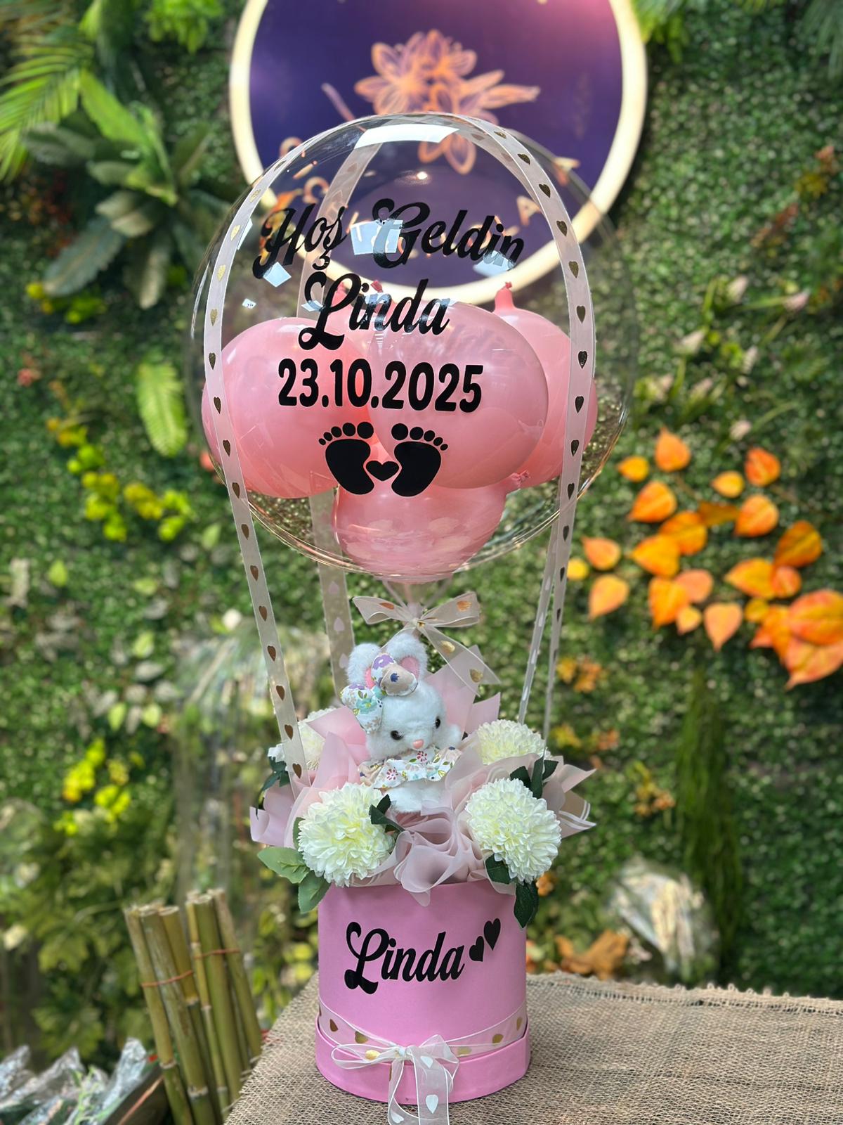 Hoşgeldin Bebek Tavşanli Bobo Balon