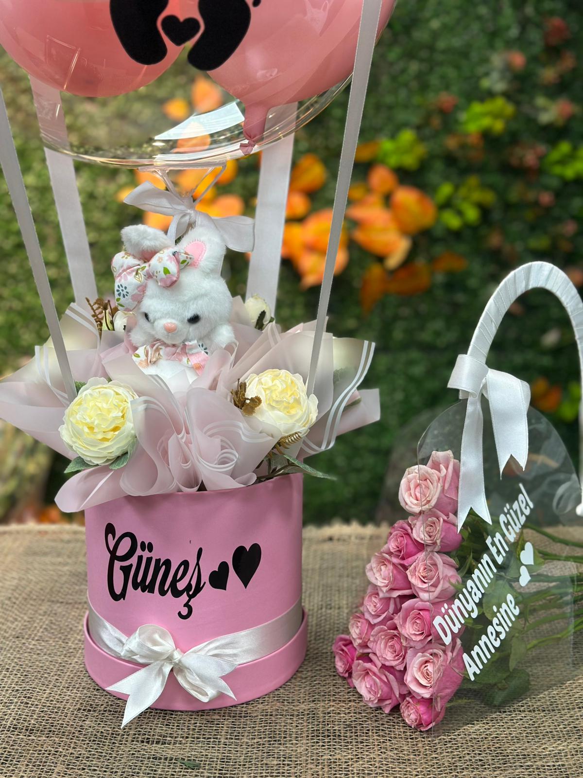 Hoşgeldin Bebek Tavşanli Bobo Balon Seti