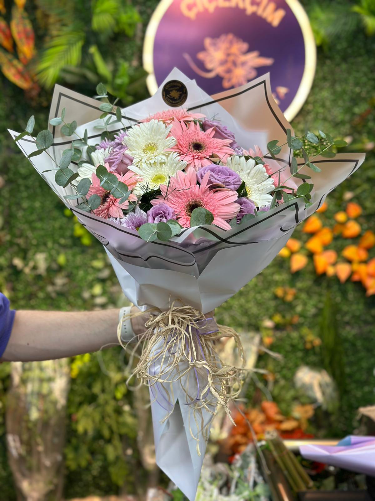 Kasımpatı - Gerbera Buketi