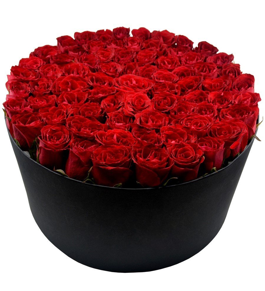 Dev Kutuda Kırmızı Gül