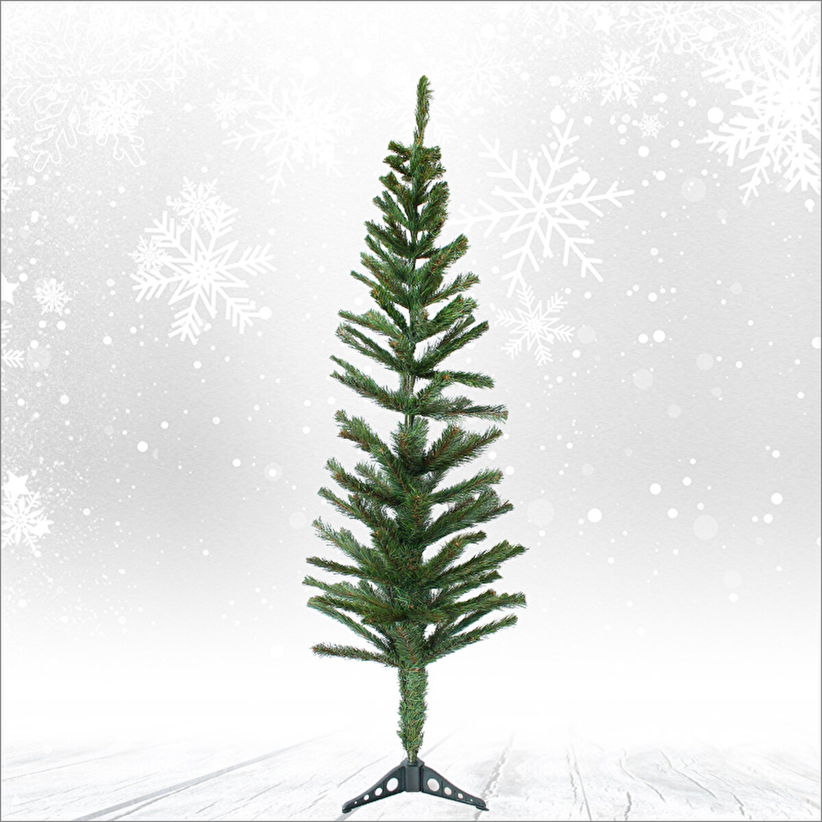 150 Cm Yılbaşı Çam Ağacı - 114 Dallı Ve Plastik Ayaklı