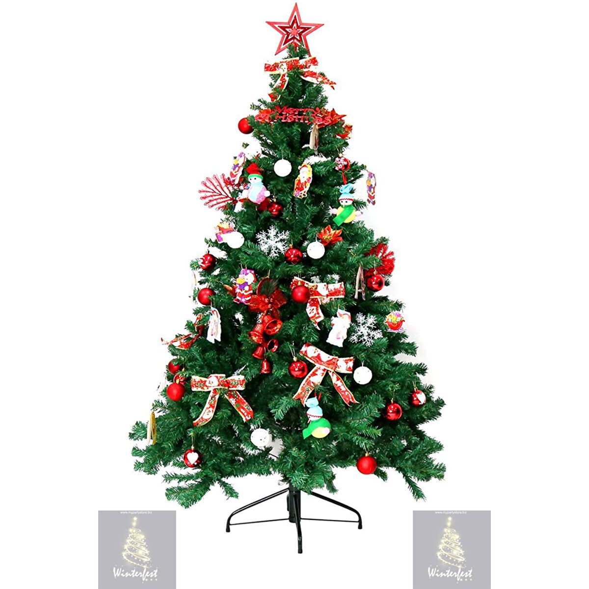 Yılbaşı Çam Ağacı 150 Cm 320 Dal Ve Demir Ayaklı