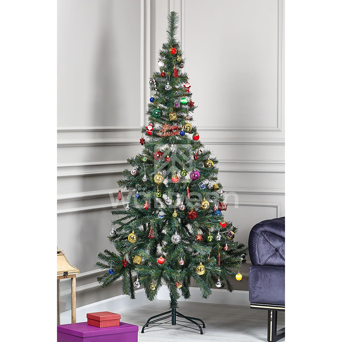 Luxury Series 180 Cm Yılbaşı Çam Ağacı Demir Ayaklı