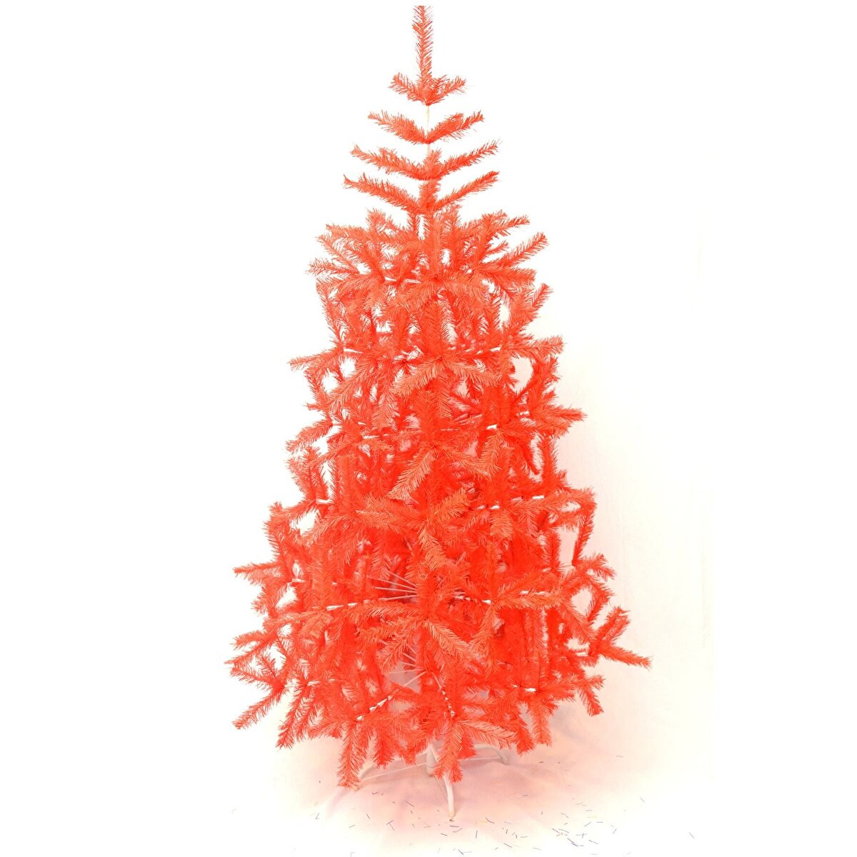 Premium Luxury Kırmızı Yılbaşı Çam Ağacı 180 Cm 620 Dal